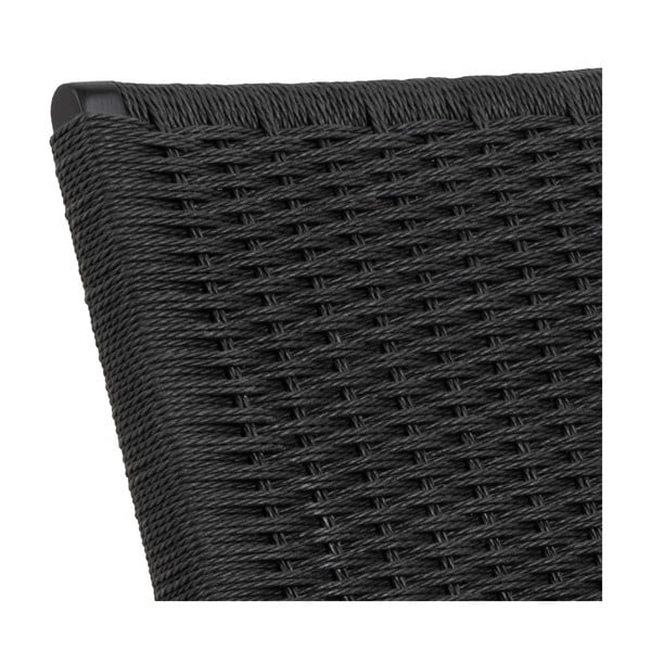 Черно кресло тъкано Carson – Actona-image-4