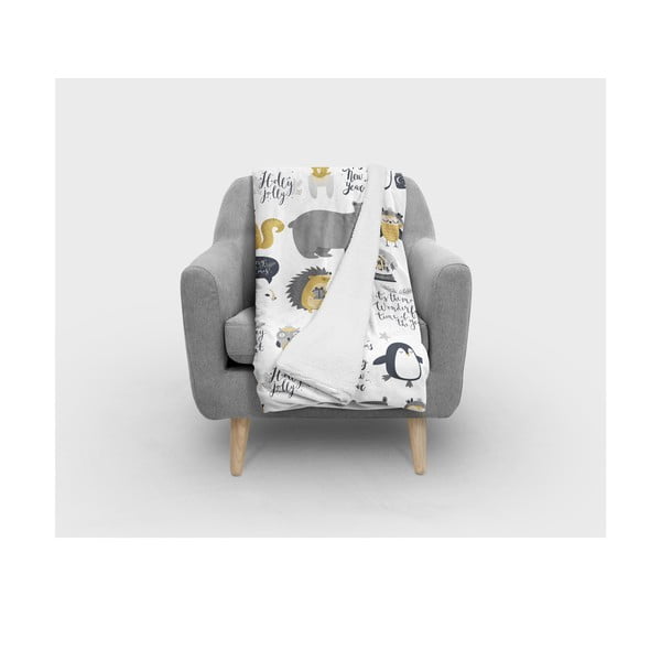 Бяло бебешко одеяло 120x180 cm - Oyo home-image-1