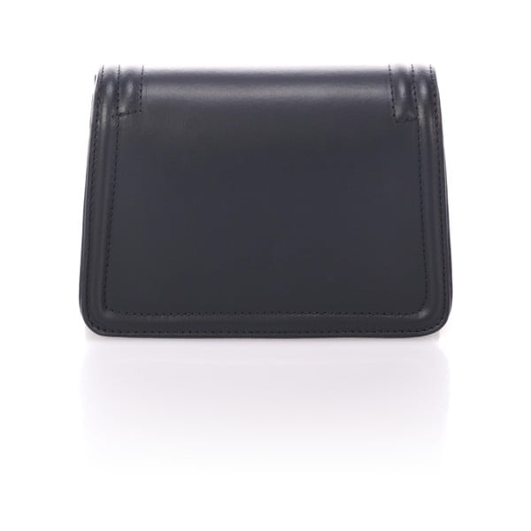 Черна кожена джобна книжка Abelia - Giorgio Costa-image-1