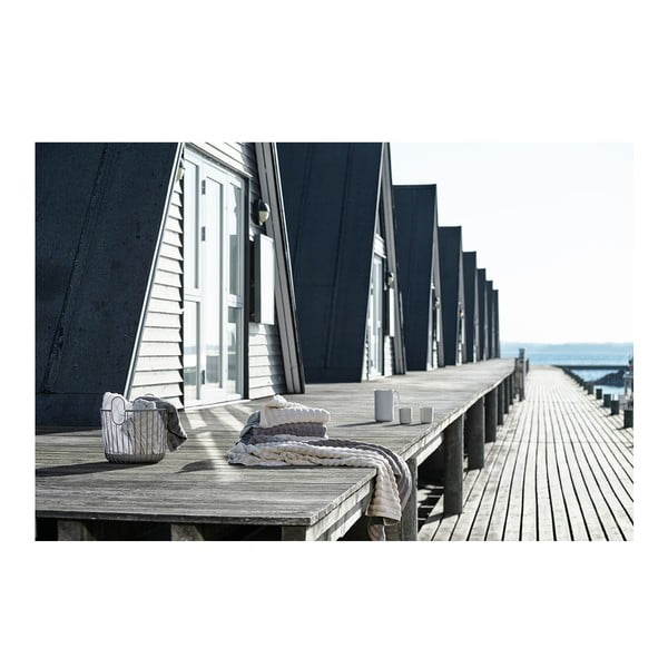 Бяла памучна кърпа за баня 70x140 cm Inu - Zone-image-2