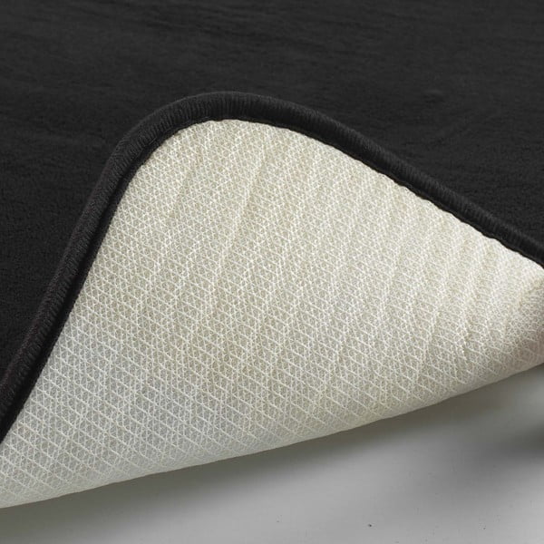 Черен килим за баня WC 45x45 cm Vitamine – douceur d'intérieur-image-4