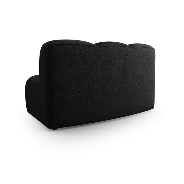 Черно-антрацитен модулен диван (среден модул) Lupine – Micadoni Home-image-3