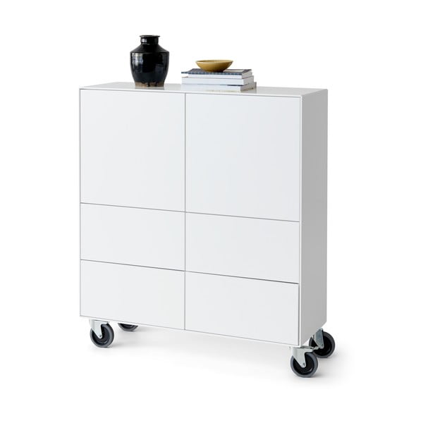 Бял висок скрин 91x103 cm Edge by Hammel - Hammel Furniture-image-3