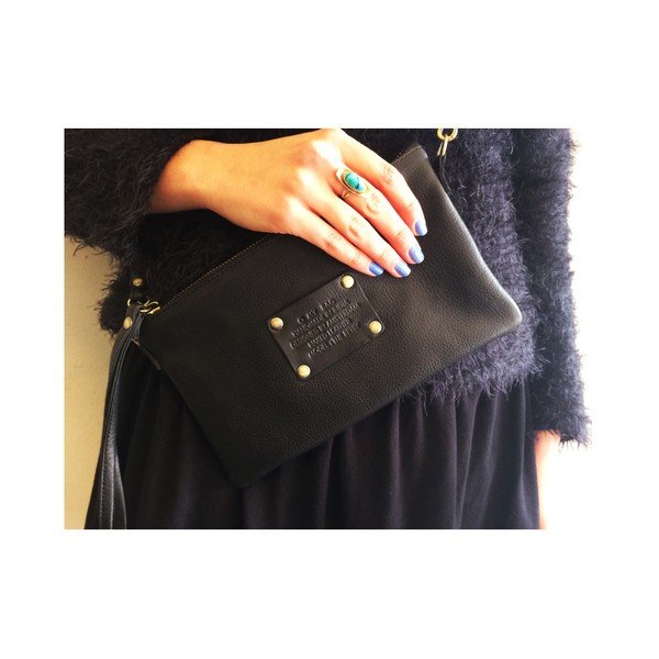 Černá kožená kabelka O My Bag The Betsy-image-2