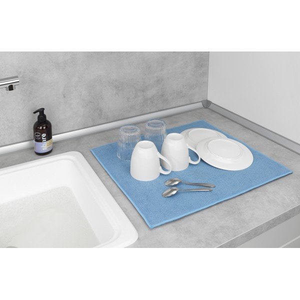 Синя абсорбираща подложка за миене на съдове Miko - Wenko-image-3