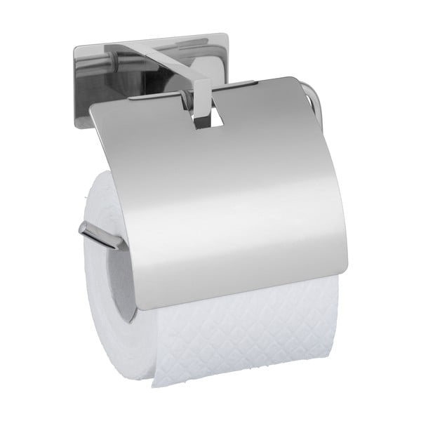 Самозалепващ държач за тоалетна хартия от неръждаема стомана в лъскаво сребристо Genova – Wenko-image-3