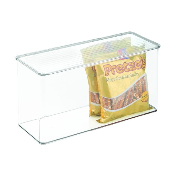 Прозрачна кутия за съхранение с капак , 14,5 x 34 cm Binz - iDesign-image-3