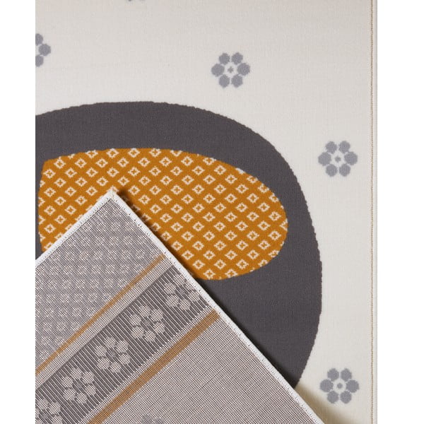 Сив детски килим 150x80 cm Happy Elefant - Hanse Home-image-3