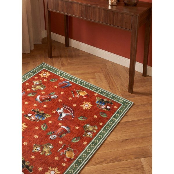 Червена/зелена пътека с коледен мотив 80x200 cm Toy's Delight Nostalgic Noel Red Green – Villeroy&Boch-image-3
