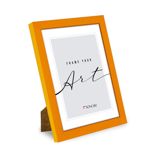 Оранжева стояща/висяща рамка 12x17 cm – knor