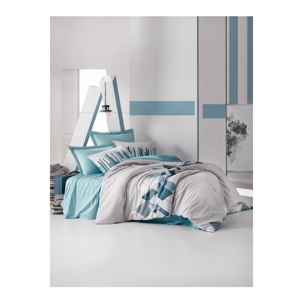 Памучен комплект чаршафи за единично легло Katie, 160 x 220 cm - Mijolnir