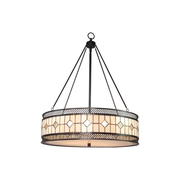 Метално висящо осветително тяло със стъклен абажур ø 60 cm Waldorf – Premier Housewares-image-1