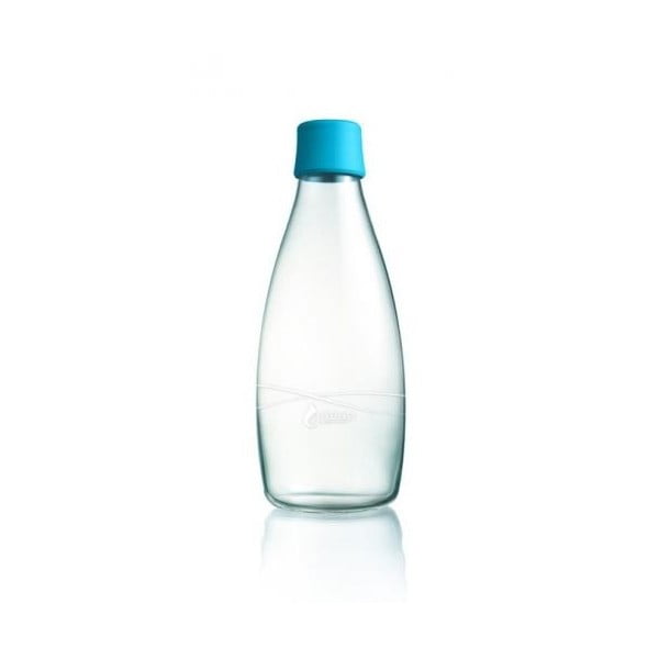 Светлосиня стъклена бутилка , 500 ml - ReTap