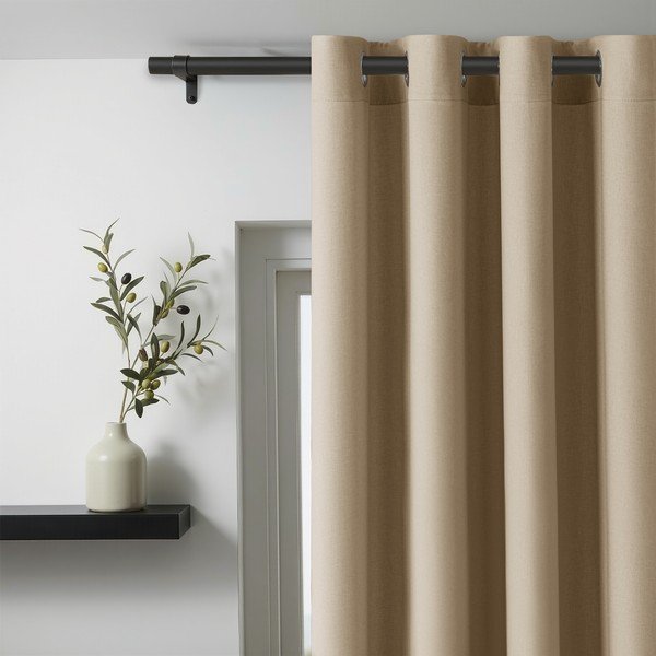 Бежово dimout перде 140x250 cm Calisto – Filumi-image-1