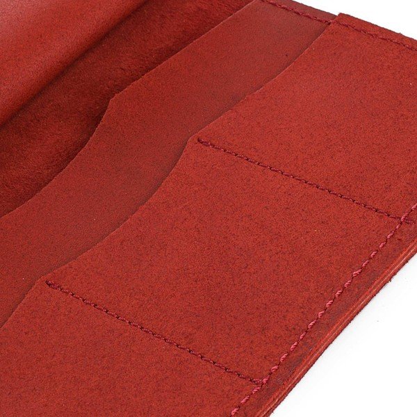 Červená kožená peněženka Woox Triviala Purpurea-image-4