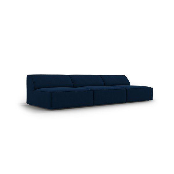 Тъмносин кадифен диван 240 cm Jodie – Micadoni Home-image-3