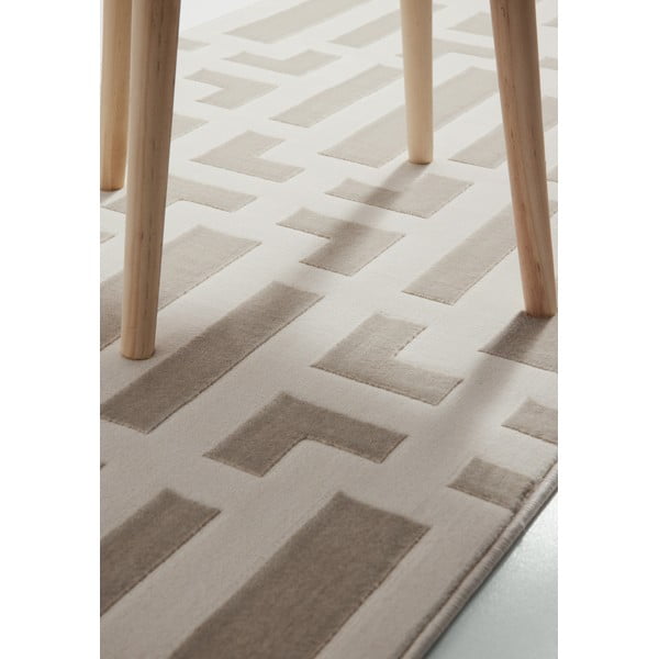 Сиво-кремава пътека 80x240 cm Perles Onyx – Elle Decoration-image-4