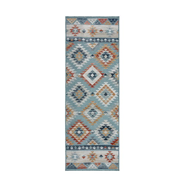 Синя външна пътека 80x230 cm Avery Blue – Flair Rugs