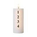 LED свещ на батерии (височина 15 cm)  Sille Advent – Sirius