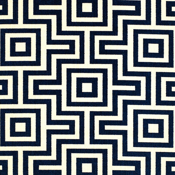 Tmavě modrý koberec Nourison Baja Lima, 170 x 119 cm