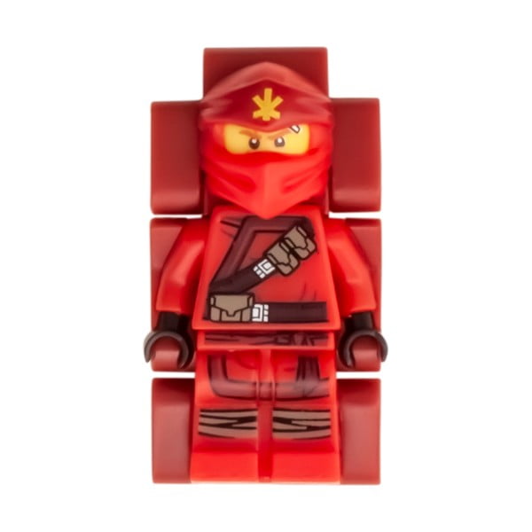 Червен ръчен часовник със сгъваема каишка и минифигурка на NINJAGO Kai - LEGO®-image-3
