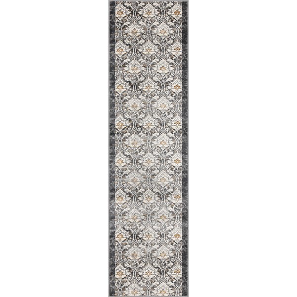 Пътека в цвят слонова кост и тъмносиво 80x300 cm Soft Viskan – FD