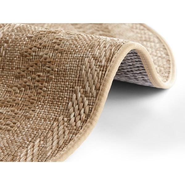 Бежов килим за открито , Ø 160 cm Almendro - NORTHRUGS-image-3