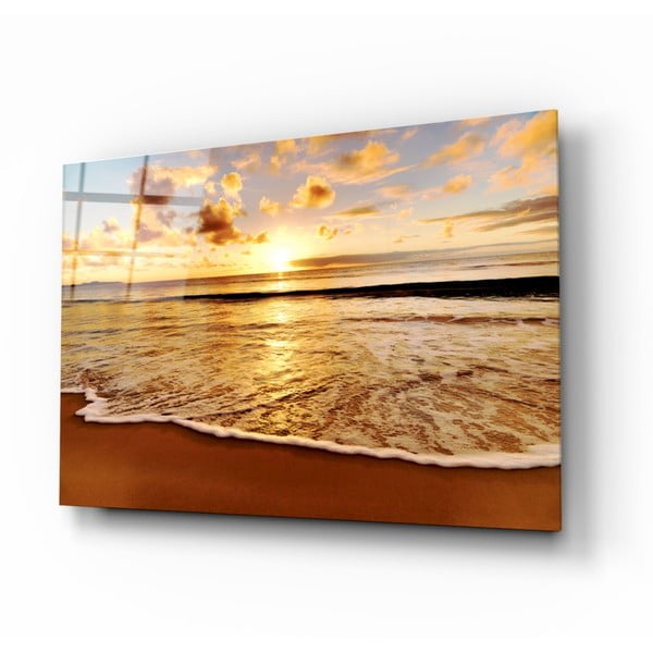 Картина върху стъкло , 110 x 70 cm Sunset - Insigne