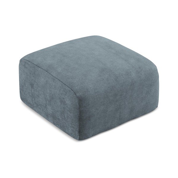 Синя шенилова табуретка Leila – Makamii-image-2