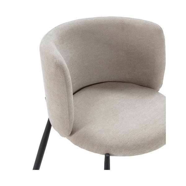 Бежови тапицирани трапезни столове в комплект 2 бр. Ginny – MOME-image-4