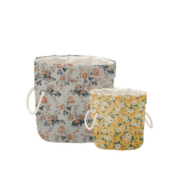 Комплект от 2 декоративни кошници Малки цветя - Really Nice Things