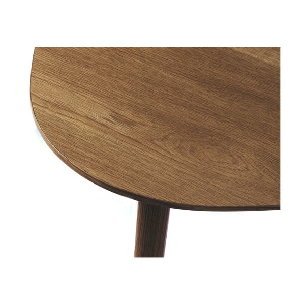 Кафяви масички за кафе в комплект от 2 бр. от декор от дъб  70x100 cm Adda – Unique Furniture-image-4