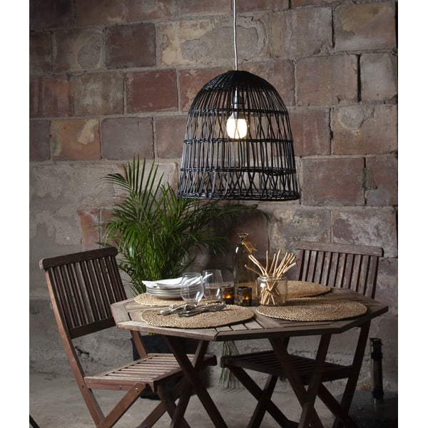 Черен абажур ø 48 cm Knute - Star Trading-image-2