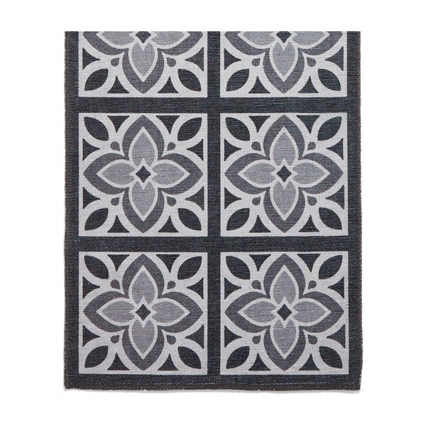 Тъмносива пътека подходяща за пране 76x230 cm Victoria Grey – Think Rugs-image-4