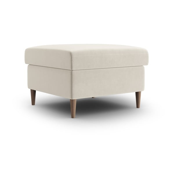 Бежова кадифена табуретка Kyoto – Cosmopolitan Design-image-1