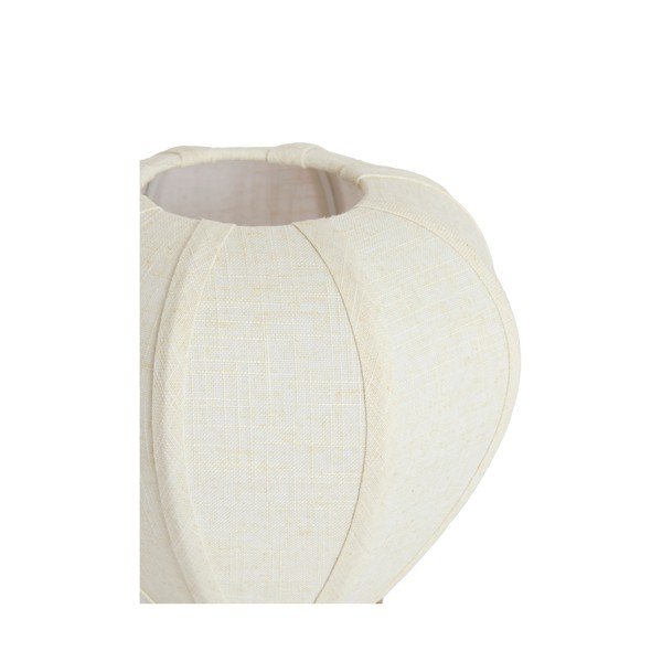 Кремава метална настолна лампа с текстилен абажур (височина 23,5 cm) Kyzo – Light & Living-image-3