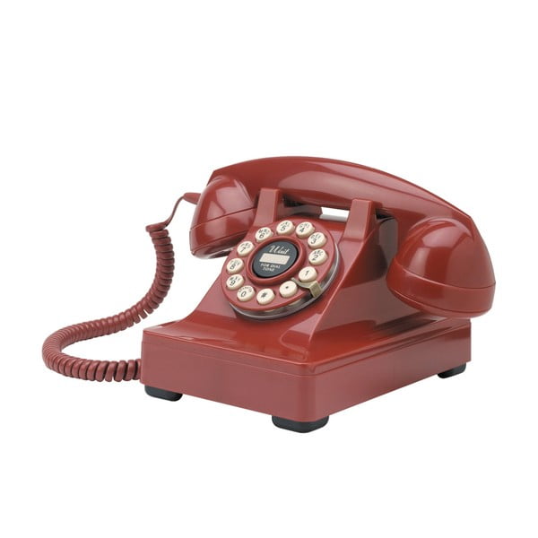Retro funkční telefon Red Series 302