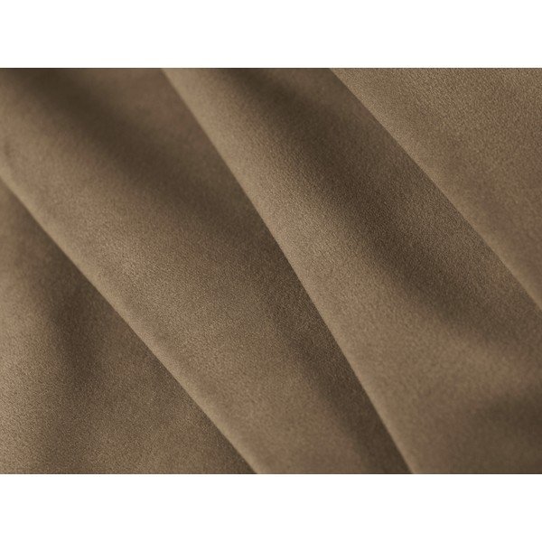 Кафяво-сив кадифен диван 140 cm Abby – Micadoni -image-3