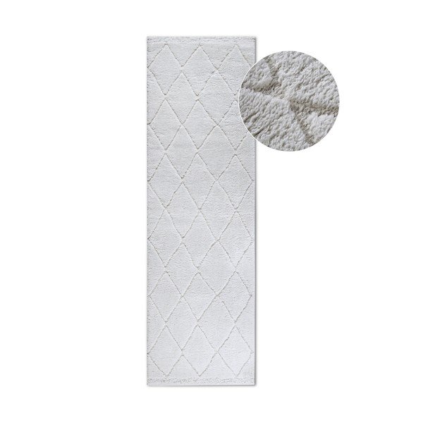 Кремава пътека 80x240 cm Perrotin Cream White – Elle Decoration