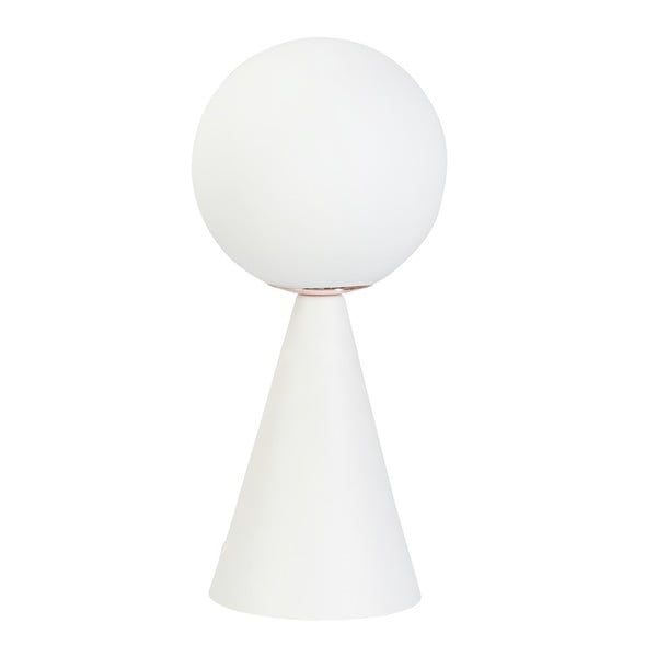 Бяла настолна лампа Cone - Masivworks