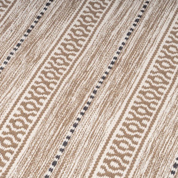 Бежов памучен килим подходящ за пране 140x200 cm – Casa Selección-image-1