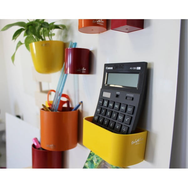 Magnetický květináč Truhlík 23x9x12 cm, bílý-image-1