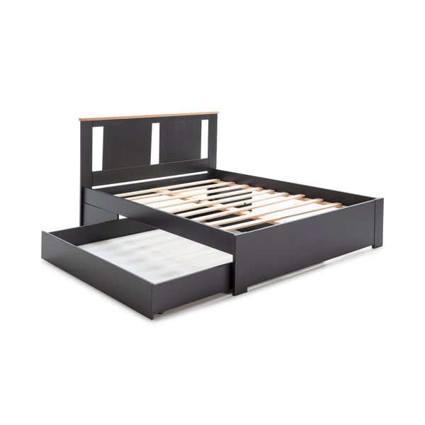 Антрацитно сиво чекмедже 137 x 147 cm Enara - Marckeric-image-2