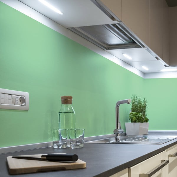 Стикер за стена 200x60 cm Mint Green - Ambiance-image-2