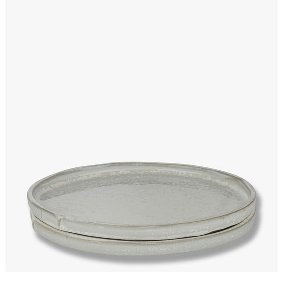 Бели чинии в комплект от 2 бр. от камък ø 20 cm Sand Grain - Mette Ditmer Denmark