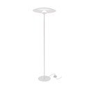 Бяла LED подова лампа с метален абажур (височина 140 cm) Lund – Candellux Lighting