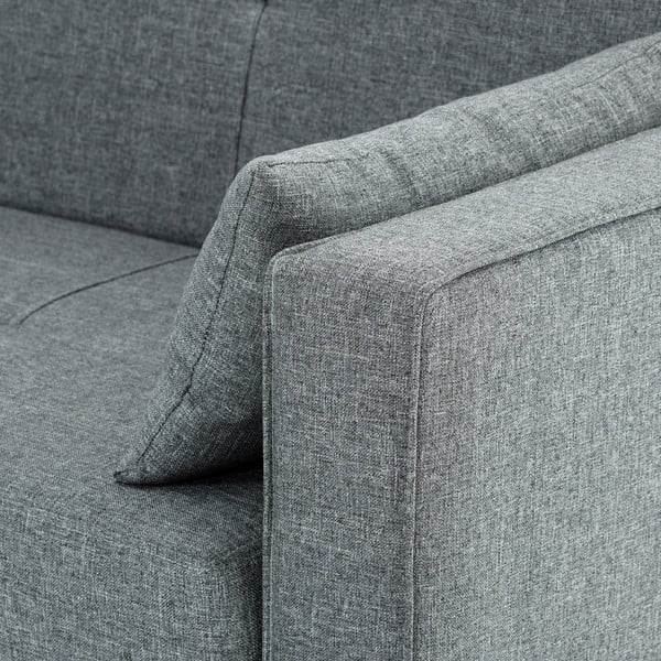 Сив разтегателен диван Ivonne Dublin - Balcab Home-image-4