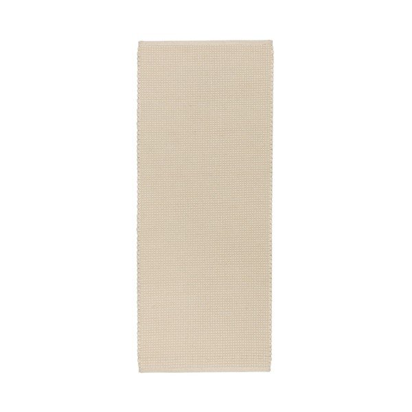 Бежова ръчно изработена вълнена пътека 80x170 cm Talo – noo.ma