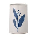 Бяло-синя керамична чаша за четки за зъби Aurora – Bloomingville