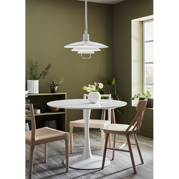 Бяла висяща лампа Kikrenes, ø 48 cm Kirkenes - Markslöjd-image-1